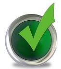 Green Check mark button