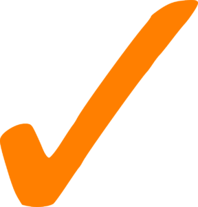 Orange-checkmark